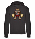 MUSCLE TEDDY , HOODIE , VELG MELLOM FLERE FARGER  thumbnail