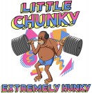 Little chunky , extremely hunky , T-skjorte velg mellom flere farger  thumbnail
