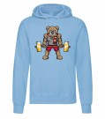 MUSCLE TEDDY , HOODIE , VELG MELLOM FLERE FARGER  thumbnail