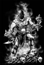 MUSCLE VIKING NO TEXT , T-SKJORTE VELG MELLOM FLERE FARGER thumbnail