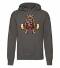 MUSCLE TEDDY , HOODIE , VELG MELLOM FLERE FARGER  thumbnail