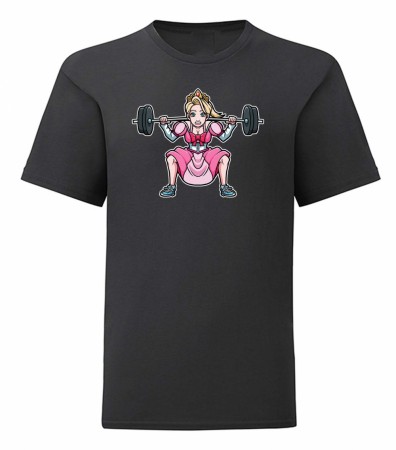 Squat princess , no text, T-skjorte  