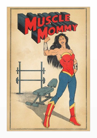 Muscle Mommy , Retro plakat