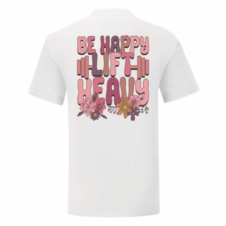 be happy lift heavy ,T-SKJORTE, VELG MELLOM FLERE FARGER
