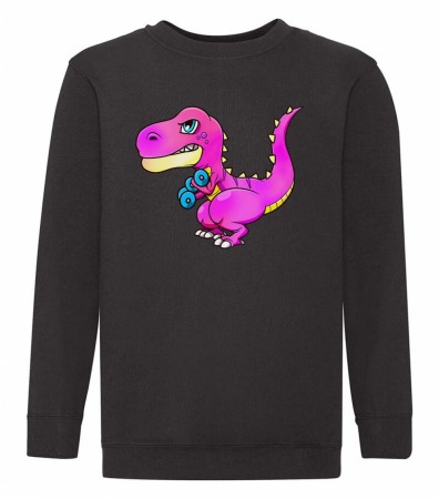 Dino, kids crew sweat