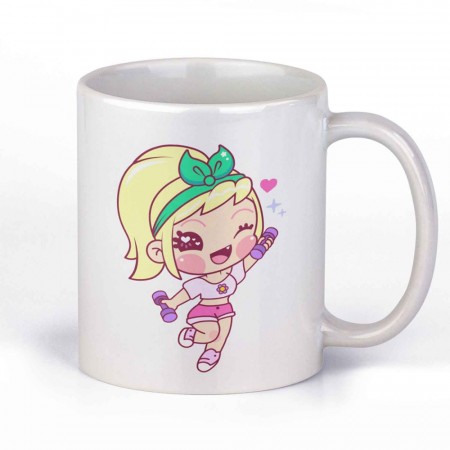 KAWAII DUMBELL CURLS, kopp
