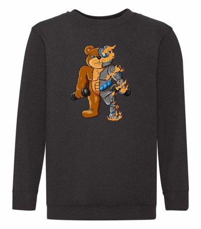 Motivated teddy , kids crew sweat